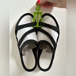 Crocs Swiftwater sandals/slides, size 10 women.